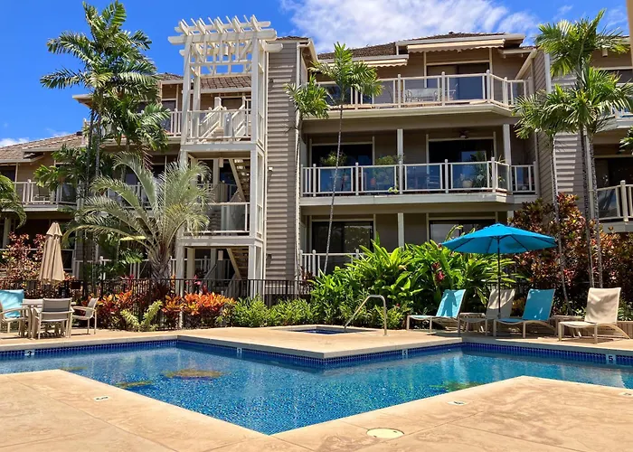 Cool & Quiet Wailea Oasis, Big Lanai + Two Pools